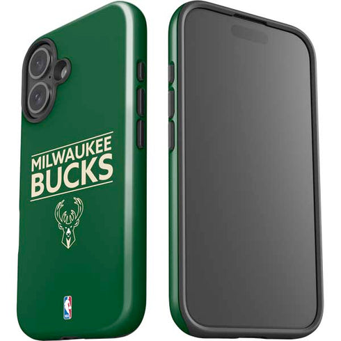 NBA Milwaukee Bucks Standard - Green iPhone 16 Plus Impact Case